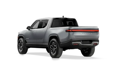 2023 R1T LA Silver rear view