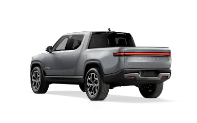 2023 R1T LA Silver rear view
