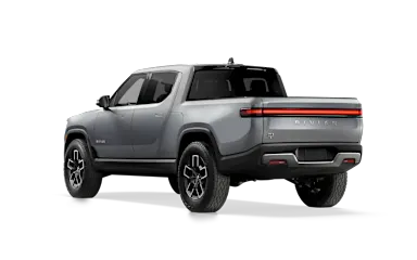2023 R1T LA Silver rear view