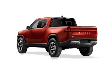 2023 R1T Red Canyon rear view