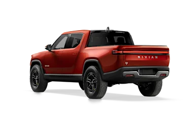 2022 R1T Red Canyon rear view