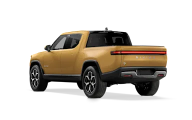 2023 R1T Compass Yellow rear view