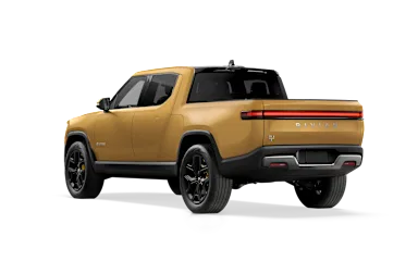 2022 R1T Compass Yellow rear view