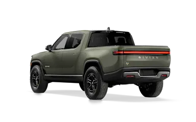 2022 R1T Launch Green rear view