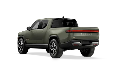 2022 R1T Launch Green rear view