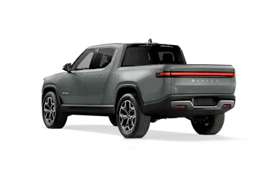 2024 R1T Limestone rear view