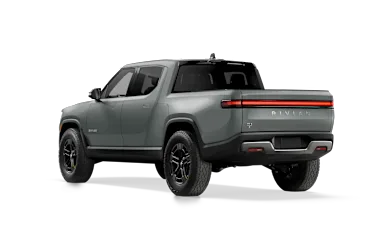 2023 R1T Limestone rear view