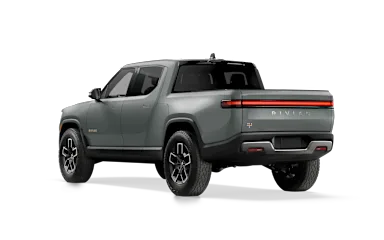 2022 R1T Limestone rear view