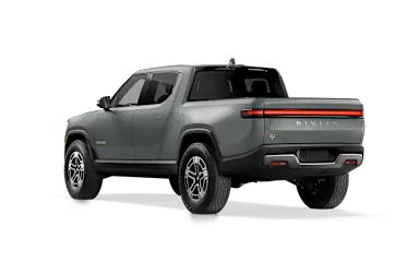 2022 R1T Limestone rear view