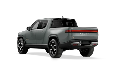 2022 R1T Limestone rear view
