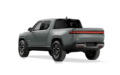 2022 R1T Limestone rear view