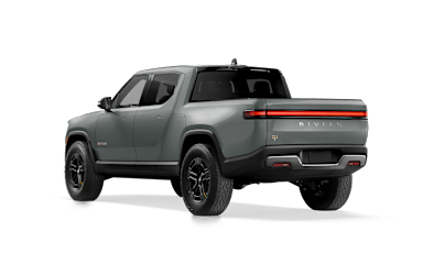 2022 R1T Limestone rear view