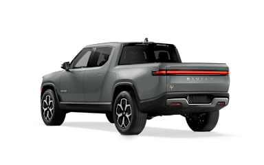 2022 R1T Limestone rear view