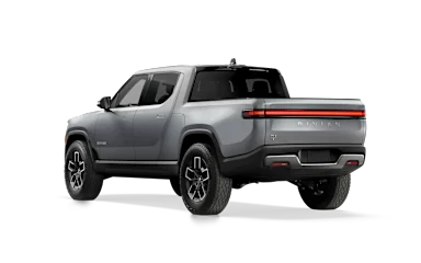 2024 R1T LA Silver rear view