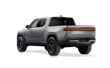 2023 R1T LA Silver rear view