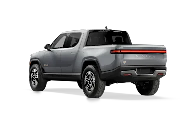 2023 R1T LA Silver rear view