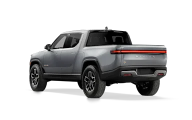 2022 R1T LA Silver rear view