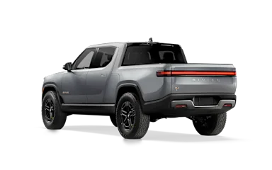 2022 R1T LA Silver rear view