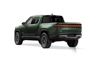 2025 R1T Forest Green rear view
