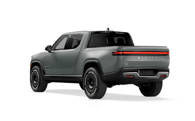 2025 R1T Limestone rear view