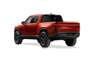 2025 R1T Red Canyon rear view