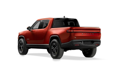 2026 R1T Red Canyon rear view
