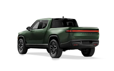 2027 R1T Forest Green rear view