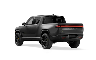 2026 R1T Half Moon Grey rear view