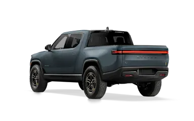 2026 R1T Storm Blue rear view