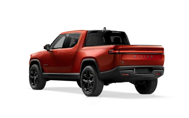 2025 R1T Red Canyon rear view