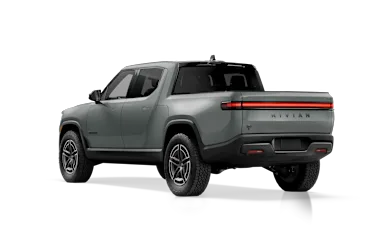 2025 R1T Limestone rear view