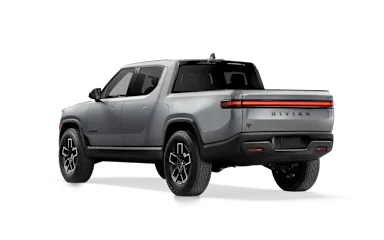 2025 R1T LA Silver rear view
