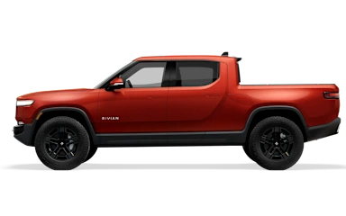 2023 R1T Red Canyon side view