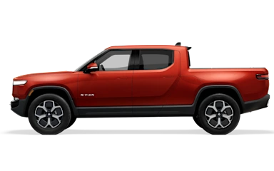 2023 R1T Red Canyon side view