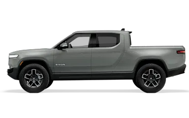 2023 R1T Limestone side view