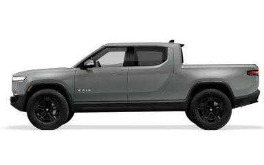 2023 R1T Limestone side view