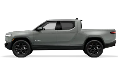 2023 R1T Limestone side view