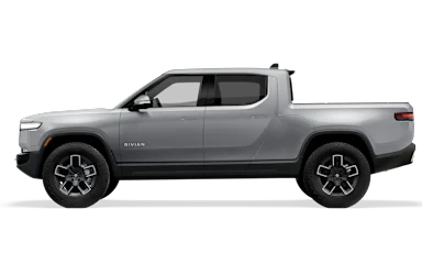 2023 R1T LA Silver side view