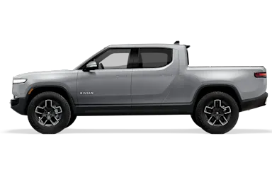 2023 R1T LA Silver side view