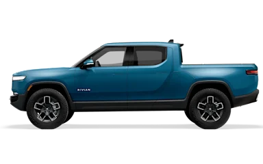 2023 R1T Rivian Blue side view