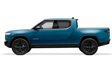2025 R1T Rivian Blue side view