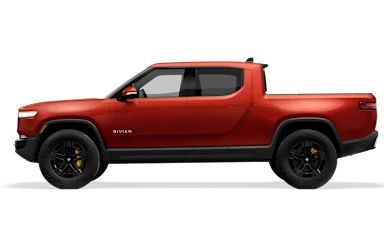 2022 R1T Red Canyon side view