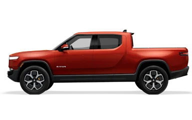 2022 R1T Red Canyon side view