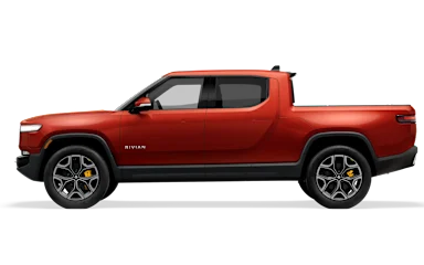 2023 R1T Red Canyon side view
