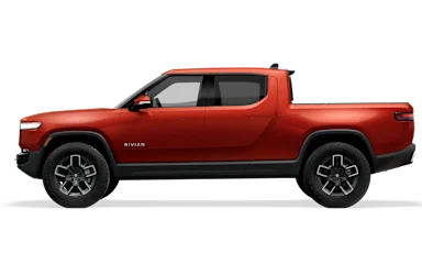 2025 R1T Red Canyon side view