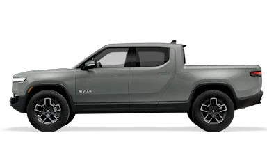 2023 R1T Limestone side view