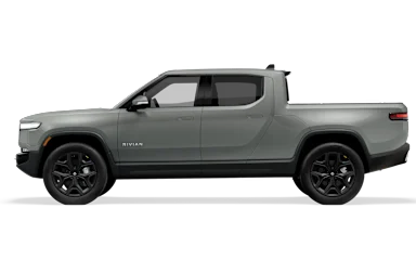 2024 R1T Limestone side view