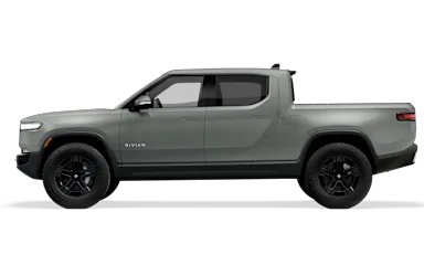 2023 R1T Limestone side view