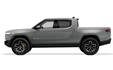 2022 R1T Limestone side view