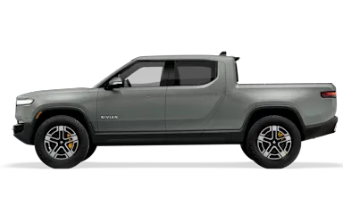 2023 R1T Limestone side view